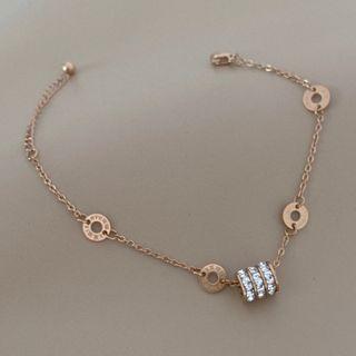 Stainless Steel Bracelet K21 - Rose Gold - One Size