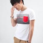 Short-sleeve Pocket-detail T-shirt