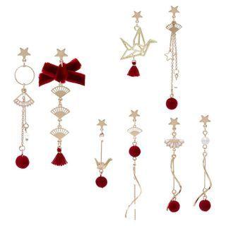 Alloy Fan / Crane Dangle Earring (various Designs)