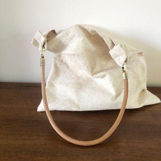 Jacquard Tote Bag Off-white - One Size