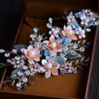 Wedding Faux Pearl Rhinestone Branches Headpiece As Shown In Figure - One Size