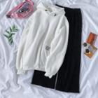 Fleece Hoodie / Wide Leg Pants