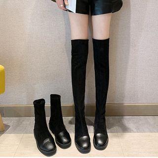 Panel Over The Knee Boots
