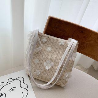 Woven Lace Tote Bag