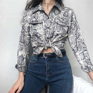 Snake Pattern Blouse