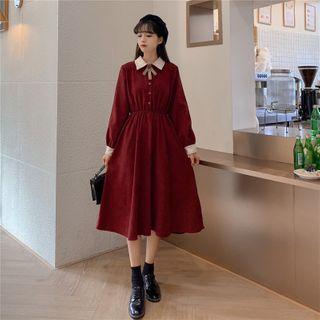 Vintage Slim-fit A-line Dress