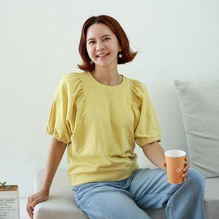 Puff-sleeve Summer Sweatshirt