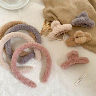 Chenille Headband / Hair Clamp