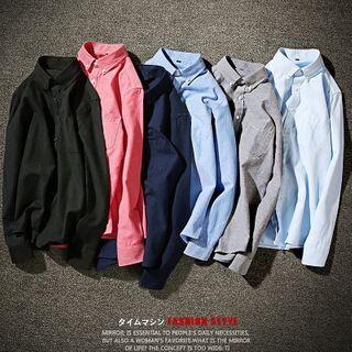 Short-sleeve / Long-sleeve Plain Shirt