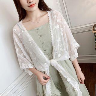 Cropped Light Jacket White - One Size