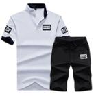 Set: Short-sleeve Polo Shirt + Sweat Shorts