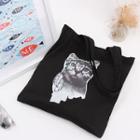 Cat-print Shopper Bag