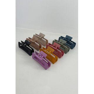 Colored Matte Rectangle Hair Claw