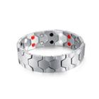 Fashion Domineering Geometric 316l Stainless Steel Bracelet Silver - One Size