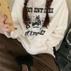 Vintage Print Hoodie