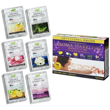 Bathclin - Karada Plus Aroma Sparkling Bath Salt 12 Pcs