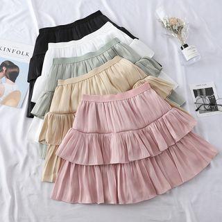 Satin Tutu Mini Skirt
