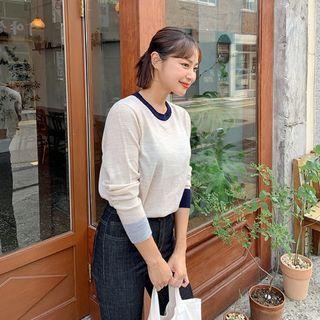 Lightweight Ringer Sweater