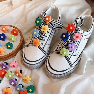 Plastic Flower Sneakers Accessory