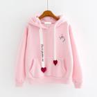 Flamingo Embroidered Hoodie