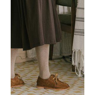 Fleece-lined Midi T-shirt Dress