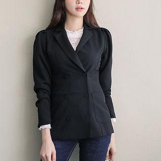 Slim-fit Double-breasted Blazer