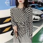 Checkerboard Irregular T-shirt