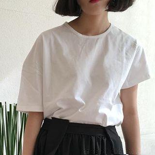 Asymmetric Short-sleeve T-shirt