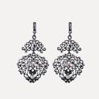 Rhinestone Dangle Earring Rhinestone Dangle Earring - One Size