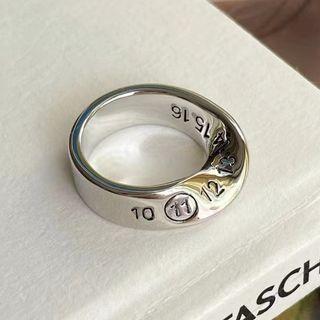 Numbering Ring 1pc - Silver - One Size