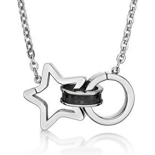 Kenny & Co Star Necklace Black - One Size