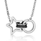 Kenny & Co Star Necklace Black - One Size