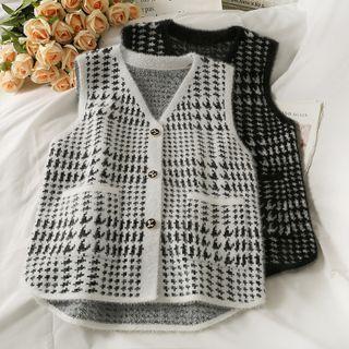 Button-up Vest Jacket