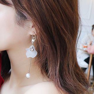 Faux Pearl Dancer Dangle Earring 1 Pair - Faux Pearl Dancer Dangle Earring - One Size