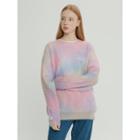 Snug Club Pastel-gradation Knit Top Multicolor - One Size