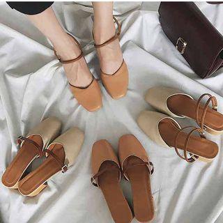 Two-way Block-heel Mules