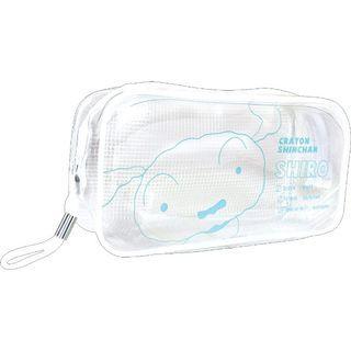 Crayon Shin-chan Clear Pouch (shiro) One Size