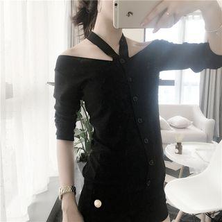 Off Shoulder Cardigan
