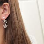 Crown Drop Clip-on Earring