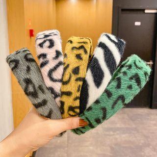 Fluffy Animal Print Headband