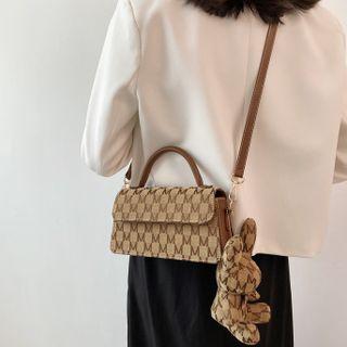 Set: Lettering Crossbody Bag + Chain
