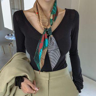 Plunge-neck Glam Top