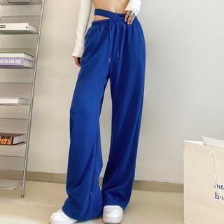 Cut-out Wide Leg Pants
