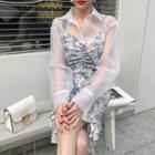 See-through Tulle Blouse