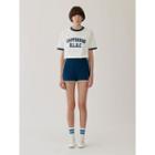 Contrast-trim Terry Shorts (navy Blue)
