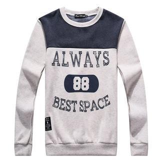Lettering Panel Pullover