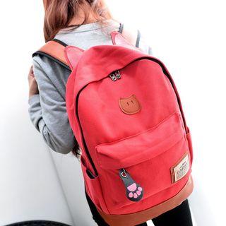 Cat Ear Canvas Backpack
