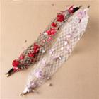 Bridal Flower Accent Lace Headband