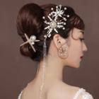 Bridal Faux Pearl Hair Comb / Starfish Hair Clip