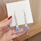 Mermaid Tail Dangle Earring 1 Pair - As Shown In Figure - One Size